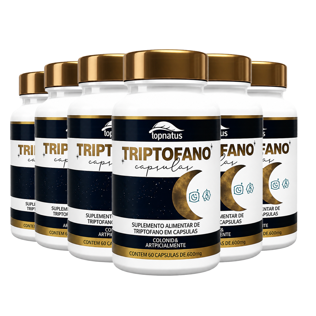 Suplemento Natural para Sono Profundo - Triptofano