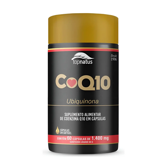 Suplemento de Coenzima Q10 para Saúde do Coração - CoQ10 Ubiquinona