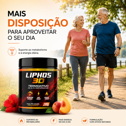 Suplemento Emagrecedor e Acelerador de Metabolismo - Liphos 3D