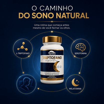 Suplemento Natural para Sono Profundo - Triptofano 2 Unidades