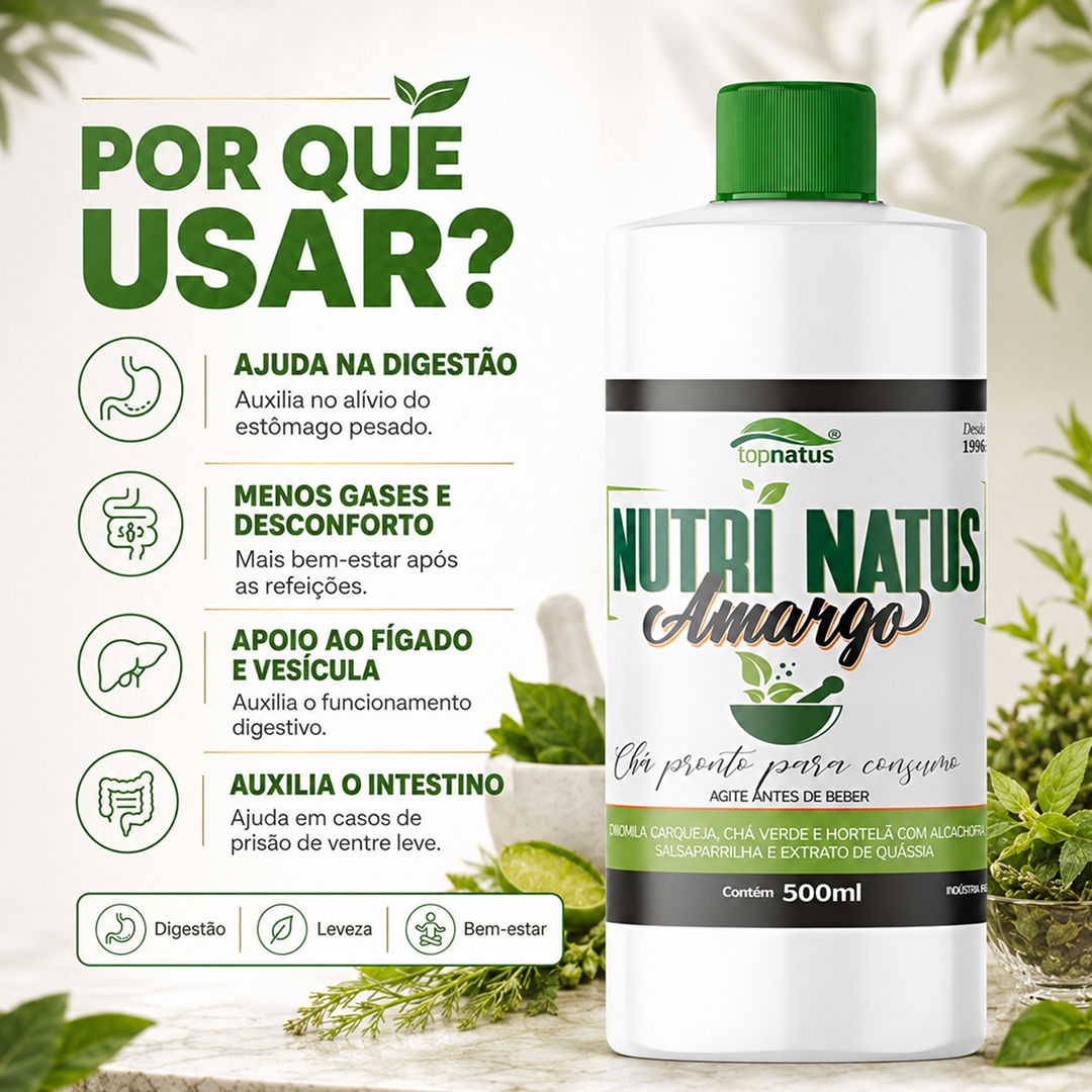 Tônico Amargo Digestivo Natural - Nutri Natus