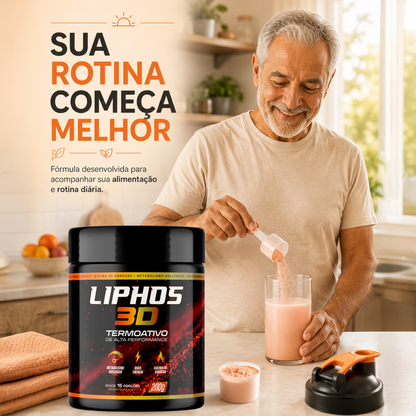 Suplemento Emagrecedor e Acelerador de Metabolismo - Liphos 3D