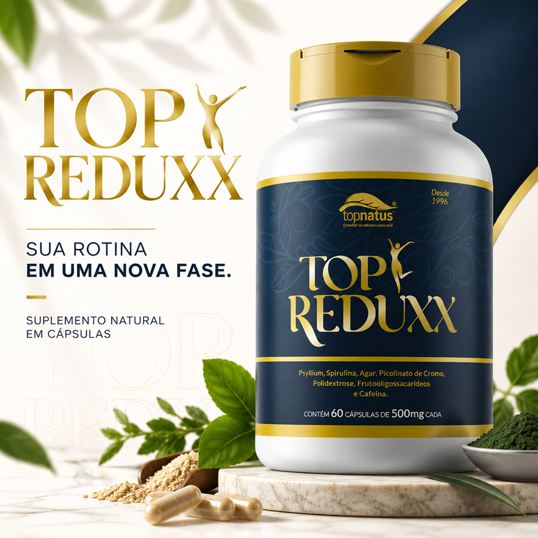 Suplemento para Saciedade e Controle do Apetite - Top Reduxx