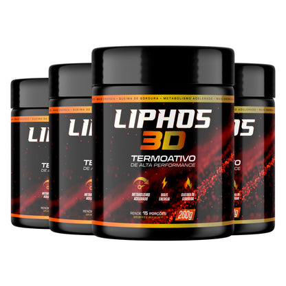Suplemento Emagrecedor e Acelerador de Metabolismo - Liphos 3D