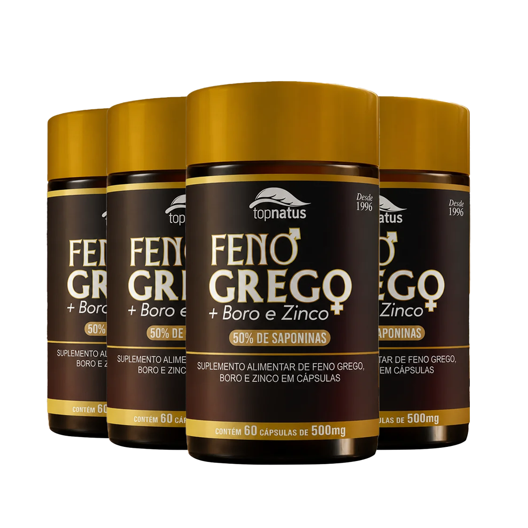 Suplemento de Feno Grego com Boro e Zinco para Disposição