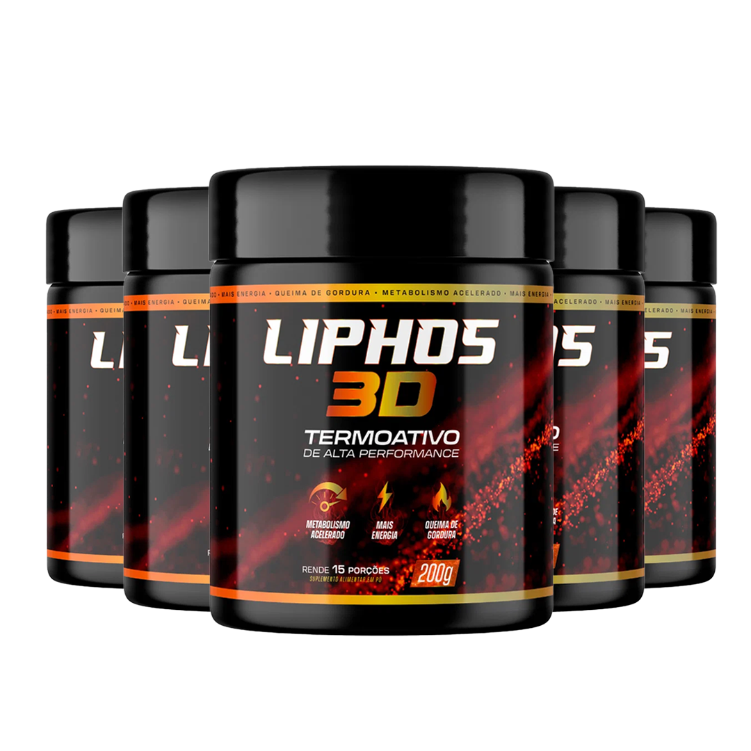 Suplemento Emagrecedor e Acelerador de Metabolismo - Liphos 3D