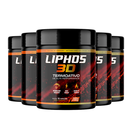 Suplemento Emagrecedor e Acelerador de Metabolismo - Liphos 3D
