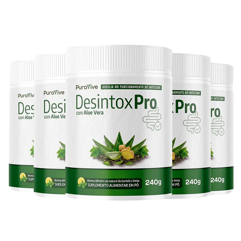 Solução Natural para Prisão de Ventre - Desintox PRO Pura Vive