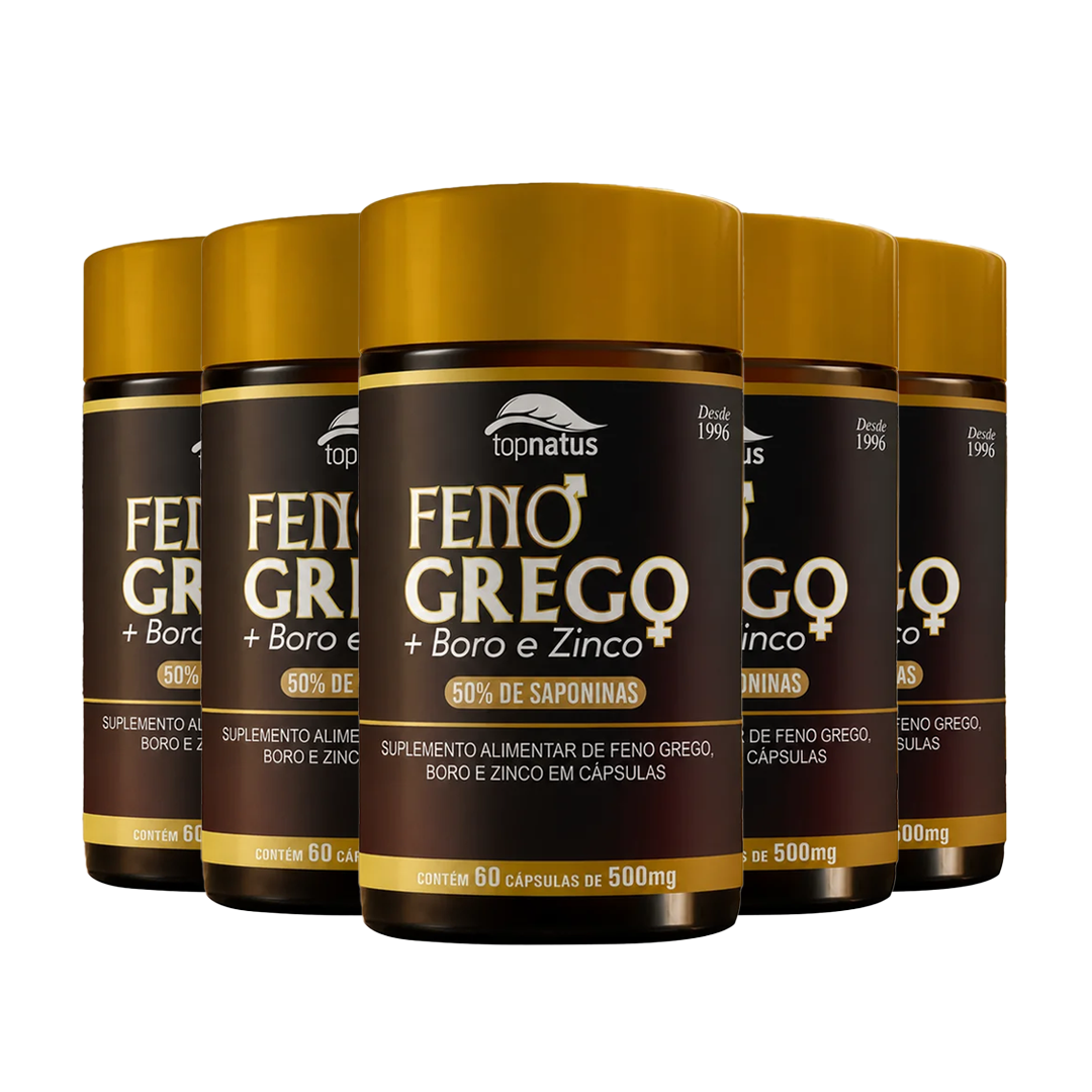 Suplemento de Feno Grego com Boro e Zinco para Disposição