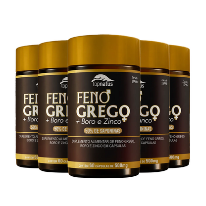 Suplemento de Feno Grego com Boro e Zinco para Disposição