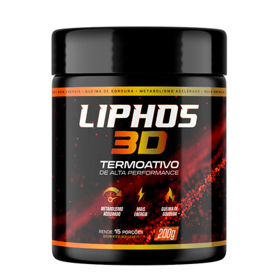 Suplemento Emagrecedor e Acelerador de Metabolismo - Liphos 3D